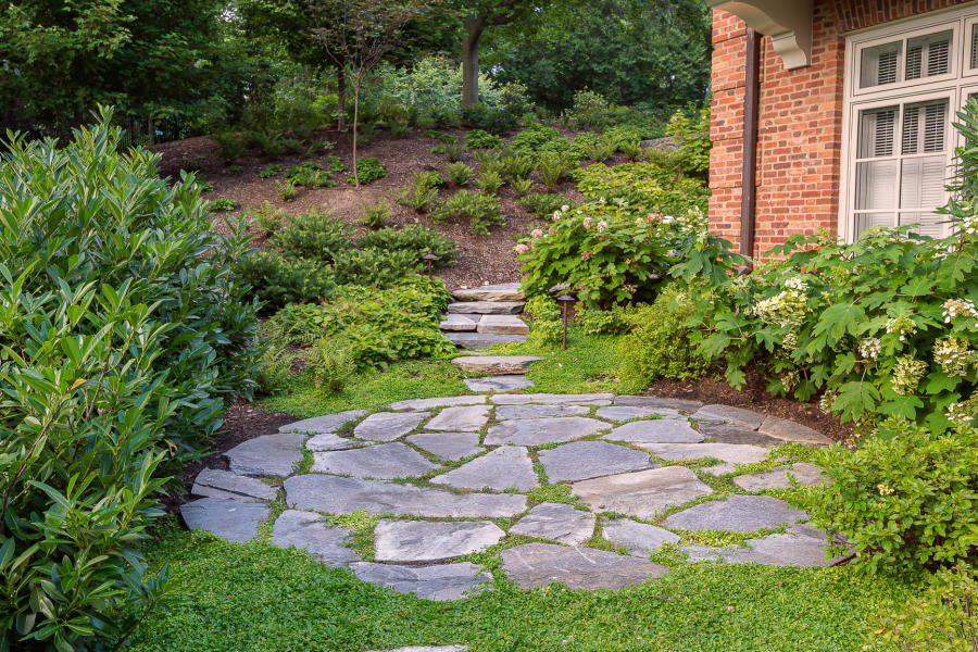 Irregular Stone Patio - After