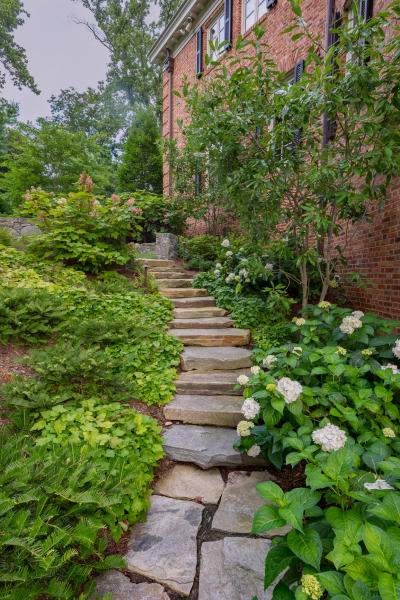 Boulder Steps Along Steep Grade - After